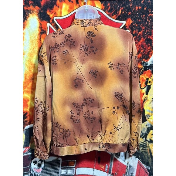 Vin Peter Popovitch Ladies Casual Jacket Multi Color Brown Size Medium Soft - Picture 2 of 5